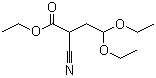 structure of CAS# 52133-67-2, Ethyl 2,2-diethoxyethylcyanoacetate;Ethyl 2-cyano-4,4-diethoxybutyrate