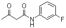 structure of CAS# 52173-35-0, N-(3-Fluorophenyl)-3-oxobutanamide