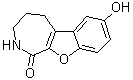 structure of CAS# 521937-07-5, 2,3,4,5-Tetrahydro-7-hydroxy-1H-benzofuro[2,3-c]azepin-1-one;CID 755673