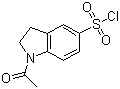 结构式 CAS# 52206-05-0, 1-乙酰基-5-吲哚啉磺酰氯