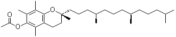 结构式 CAS# 52225-20-4, alpha-生育酚乙酸酯