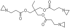结构式 CAS# 52234-82-9, 三羟甲基丙烷-三(3-吖丙啶基丙酸酯); 交联剂 XC-103