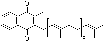 structure of CAS# 523-39-7, Vitamin K2(45);Menlaquinone 9; Menaquinone MK 9; Vitamin MK 9; MK 9; (all-E)-2-Methyl-3-(3,7,11,15,19,23,27,31,35-nonamethyl-2,6,10,14,18,22,26,30,34-hexatriacontanonaenyl)-1,4-naphthalenedione