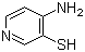 结构式 CAS# 52334-54-0, 4-氨基-3-巯基吡啶