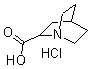 structure of CAS# 52601-23-7, 2-Quinuclidinecarboxylic acid hydrochloride;1-Azabicyclo[2.2.2]octane-2-carboxylic acid hydrochloride