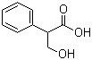 structure of CAS# 529-64-6, Tropic acid;3-Hydroxy-2-phenyl-propionic acid; alpha-(Hydroxymethyl)benzeneacetic acid