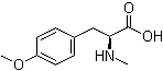 structure of CAS# 52939-33-0, N,O-Dimethyl-L-tyrosine;N-Methyl-p-methoxy-L-phenylalanine