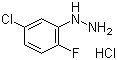 结构式 CAS# 529512-80-9, 5-氯-2-氟苯肼盐酸盐