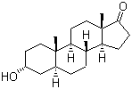 结构式 CAS# 53-41-8, 雄酮