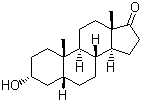 structure of CAS# 53-42-9, Etiocholanone;3a-Hydroxy-5b-androstan-17-one