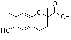 structure of CAS# 53188-07-1, 6-Hydroxy-2,5,7,8-tetramethylchroman-2-carboxylic acid;Trolox; Trolox C