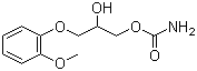structure of CAS# 532-03-6, Methocarbamol;Guaiacol glyceryl ether carbamate; Glycerylguaiacolate carbamate