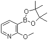 结构式 CAS# 532391-31-4, 2-甲氧基吡啶-3-硼酸频哪醇酯