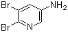 structure of CAS# 53242-19-6, 5,6-Dibromo-3-pyridinamine