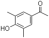 structure of CAS# 5325-04-2, 3',5'-Dimethyl-4'-hydroxyacetophenone;4'-Hydroxy-3',5'-dimethylacetophenone