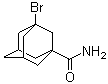 3-Bromo-1-adamantanecarboxamide molecular structure (CAS 53263-89-1)