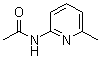 structure of CAS# 5327-33-3, N-(6-Methyl-2-pyridinyl)acetamide;2-Acetamido-6-methylpyridine; 2-Acetylamino-6-methylpyridine; 6-Acetamido-2-picoline; N-[6-Methylpyridyl]acetamide; NSC 132115; NSC 3315
