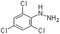 结构式 CAS# 5329-12-4, 2,4,6-三氯苯肼