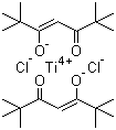 结构式 CAS# 53293-32-6, 二氯双(2,2,6,6-四甲基-3,5-庚二酮酸)钛