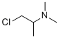 structure of CAS# 53309-35-6, 1-Chloro-N,N-dimethyl-2-propylamine