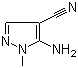 1-Methyl-4-cyano-5-amino-1,2-pyrazole molecular structure (CAS 5334-41-8)