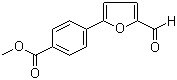 结构式 CAS# 53355-29-6, 4-(5-甲酰基-2-呋喃基)苯甲酸甲酯