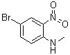 structure of CAS# 53484-26-7, N-Methyl-4-bromo-2-nitroaniline;(4-Bromo-2-nitrophenyl)methylamine; 4-Bromo-N-methyl-2-nitroaniline; N-(4-Bromo-2-nitrophenyl)-N-methylamine; N-Methyl-4-bromo-2-nitroaniline; NSC 86688