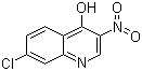 structure of CAS# 5350-50-5, 7-Chloro-3-nitroquinolin-4-ol;7-Chloro-4-hydroxy-3-nitroquinoline; NSC 35; NSC 4471