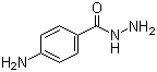 structure of CAS# 5351-17-7, 4-Aminobenzohydrazide;4-Aminobenzoic hydrazide; (4-Aminobenzoyl)hydrazide