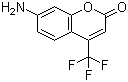 structure of CAS# 53518-15-3, Coumarin 151;7-Amino-4-trifluoromethylcoumarin