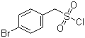 结构式 CAS# 53531-69-4, 对溴苄磺酰氯; 4-溴苄磺酰氯