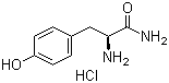 结构式 CAS# 53559-18-5, L-酪氨酰胺盐酸盐
