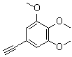 structure of CAS# 53560-33-1, 5-Ethynyl-1,2,3-trimethoxybenzene;1-Ethynyl-3,4,5-trimethoxybenzene; 3,4,5-(Trimethoxyphenyl)acetylene