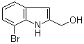 structure of CAS# 53590-63-9, 7-Bromo-1H-indole-2-methanol