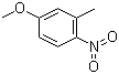 3-甲基-4-硝基苯甲醚分子结构 (CAS 5367-32-8)