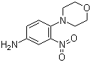 结构式 CAS# 5367-65-7, 4-(4-吗啉基)-3-硝基苯胺