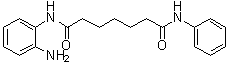 structure of CAS# 537034-15-4, N1-(2-Aminophenyl)-N7-phenylheptanediamide;NKL 22