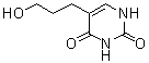 structure of CAS# 53761-38-9, 5-(3-Hydroxypropyl)-2,4(1H,3H)-pyrimidinedione