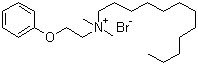 structure of CAS# 538-71-6, Domiphen bromide;(Dodecyldimethyl-2-phenoxyethyl)ammonium bromide