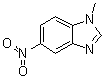 结构式 CAS# 5381-78-2, 1-甲基-5-硝基苯并咪唑