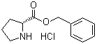 结构式 CAS# 53843-90-6, D-脯氨酸苯甲酯盐酸盐