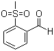 结构式 CAS# 5395-89-1, 2-(甲基磺酰基)苯甲醛; 2-甲砜基苯甲醛