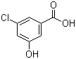 structure of CAS# 53984-36-4, 3-Chloro-5-hydroxybenzoic acid