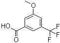 结构式 CAS# 53985-48-1, 3-甲氧基-5-三氟甲基苯甲酸