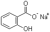结构式 CAS# 54-21-7, 水杨酸钠; 邻羟基苯甲酸钠
