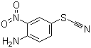 结构式 CAS# 54029-45-7, 2-硝基-4-硫氰基苯胺