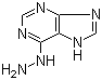 structure of CAS# 5404-86-4, 6-Hydrazinopurine;6-Hydrazino-1H-purine