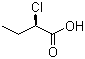 结构式 CAS# 54053-45-1, (R)-2-氯丁酸