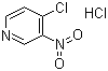 4-氯-3-硝基吡啶盐酸盐分子结构 (CAS 54079-68-4)