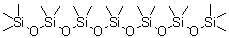 结构式 CAS# 541-01-5, 十六甲基七硅氧烷
